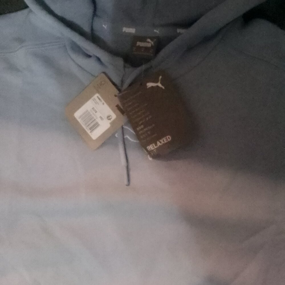 Puma Blue Full-Zip Hoodie